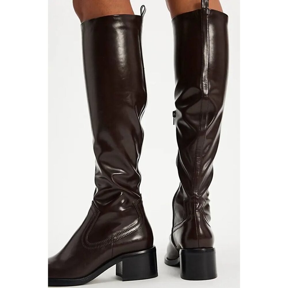 NEW Jeffrey Campbell for Free People Alix Tall Boots 7.5 - Picture 2 of 9